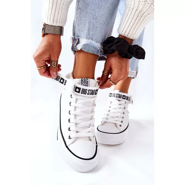  Damen-Sneaker BIG STAR GG274027 WEISS Big Star Shoes 