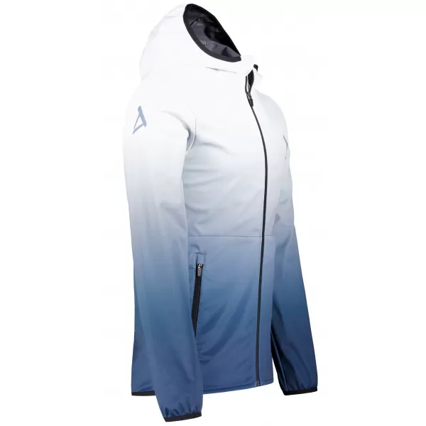  Premium-Softshelljacke für Herren ALTISPORT VOJ/ALM126JACK01 MARINEBLAU/WEIß 
