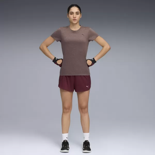  Damen-T-Shirt PUMA W TAD ESSENTIAL HEATHER TEE 525891-88 ROSINENHEIDE 
