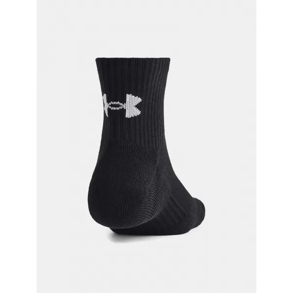  Socken UNDER ARMOUR UNISEX UA TC QTR (3 PÁRY) 1386372-001 SCHWARZ 