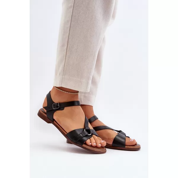  Damensandalen ZAZOO 40182 SCHWARZ 