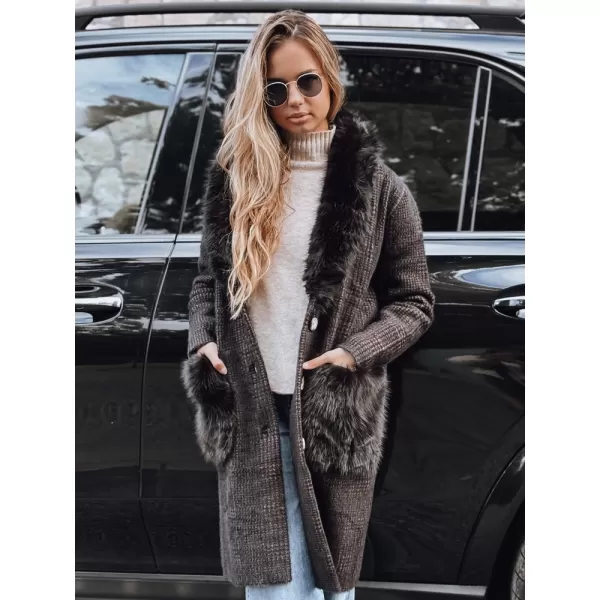  Damenmantel DSTREET TY5229 SCHWARZ 