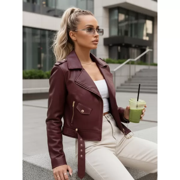  Damenjacke DSTREET TY5649 BURGUND 