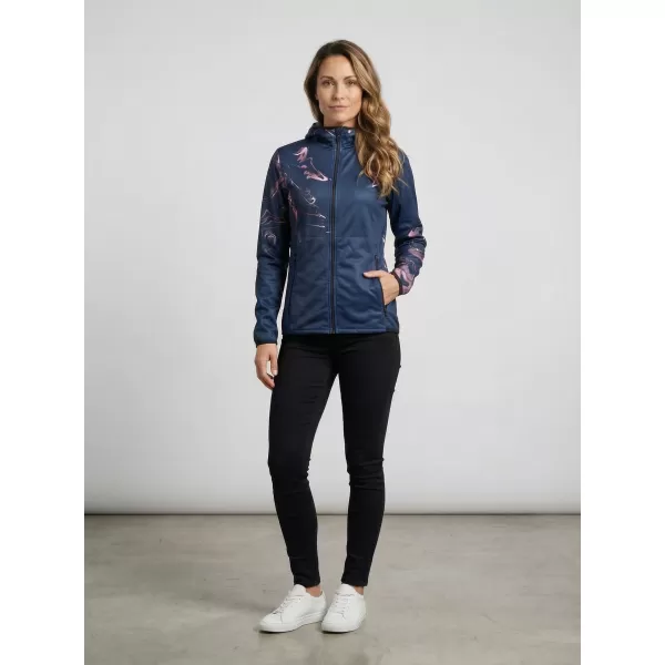  Premium-Softshelljacke für Damen ALTISPORT VOJ/ALW064JACK01 BLAU ROSA 