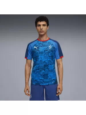 Funktions-T-Shirt für Herren PUMA NEYMAR JR PLAYMAKER JERSEY 660314-10 BLAZING BLUE/ LEUCHTENDES BLAU/PUMA-WEIß/ULTRA