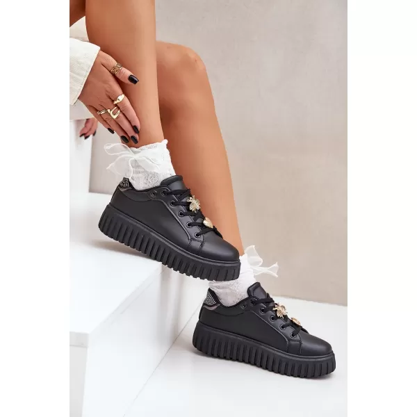  Damen-Sneaker EVENTO GRELESI SCHWARZ 
