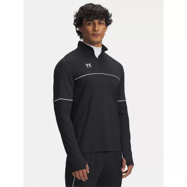  Herren-T-Shirt UNDER ARMOUR M CHALLENGER TRAINING QZ 6004043-001 SCHWARZ 