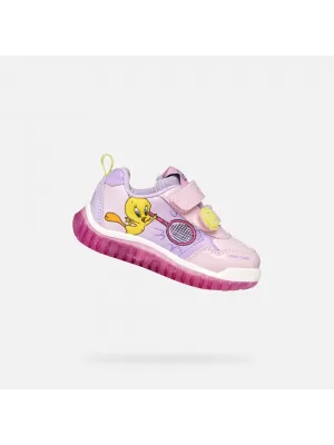 Mädchen-Sneaker GEOX LIGHTYLOO B6561B0HH11C8020 ROSA