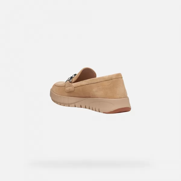  Damenmokassins GEOX FLEXTRIDE G013008 BEIGE 