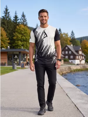 Hochwertiges Funktions-T-Shirt für Herren ALTISPORT VOJ/ALM006TR01 SCHWARZ