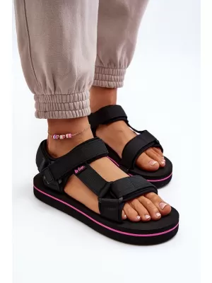 Damensandalen LEE COOPER LCW-24-05-2751L SCHWARZ