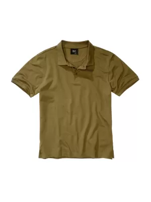Herren-T-Shirt mit Kragen BRANDIT 4215 OLIVE
