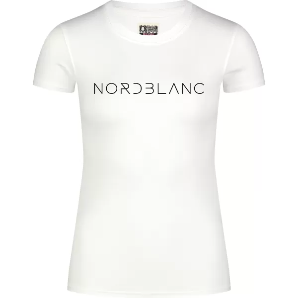  Damen-T-Shirt NORDBLANC GRASS NBSLT8169 WEIß 
