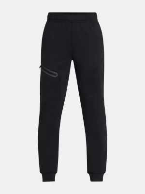 Jogginghose für Jungen UNDER ARMOUR UA B UNSTOPPABLE FLC JOGGER 1386689-001 SCHWARZ