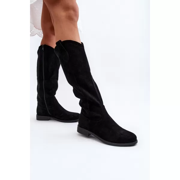 Damenstiefel S.BARSKI HY66-132 SCHWARZ 