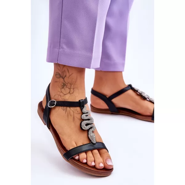  Damensandalen S.BARSKI KV-5541-42 SCHWARZ 