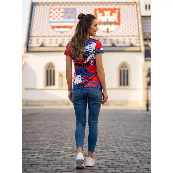  Premium-T-Shirt für Damen ALTISPORT VOJ/ALW036HR/TR01 STREIFEN 