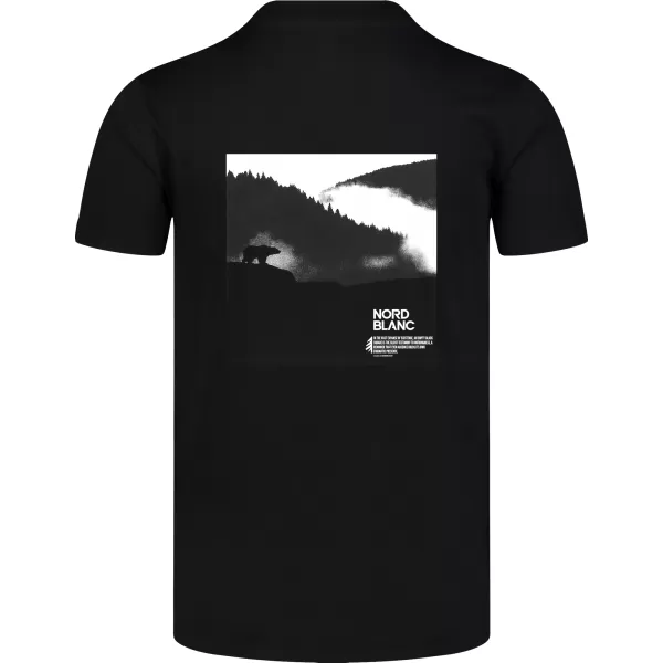  Herren-T-Shirt NORDBLANC NOTHINGNESS NBSMT8150 SCHWARZ 