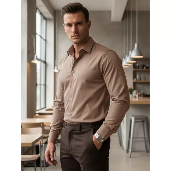  Herrenhemd DSTREET DX2686 BEIGE 