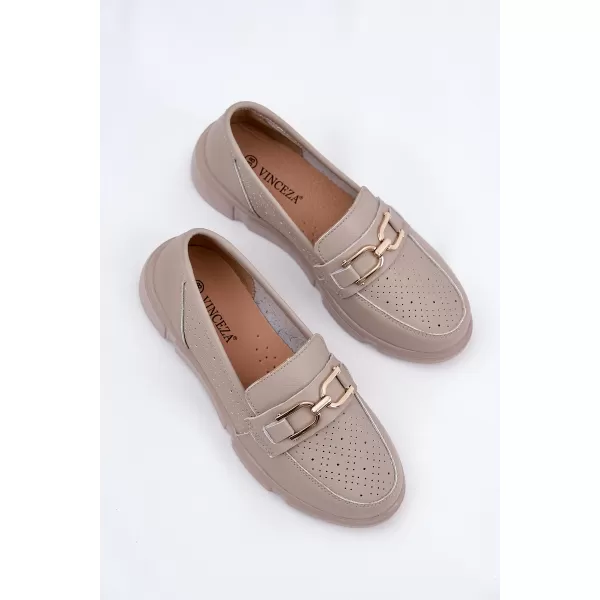  Damenmokassins VINCEZA 88007 BEIGE 