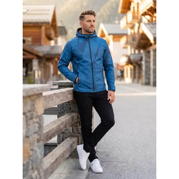  Premium-Softshelljacke für Herren ALTISPORT VOJ/ALM079JACK01 BLAU 