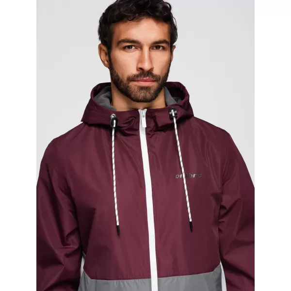  Herrenjacke OMBRE OM-JANP-0242 BURGUNDERGRAU 