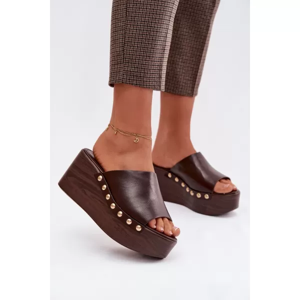  Damenhausschuhe BOTO FARINELLE 41623 BRAUN 