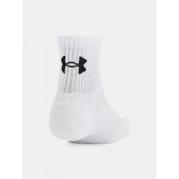  Socken UNDER ARMOUR UNISEX UA TC QTR (3 PÁRY) 1386372-100 WEIß 
