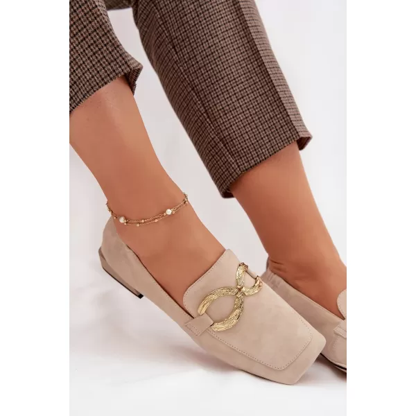  Damenmokassins D&A CR61-3115 BEIGE 