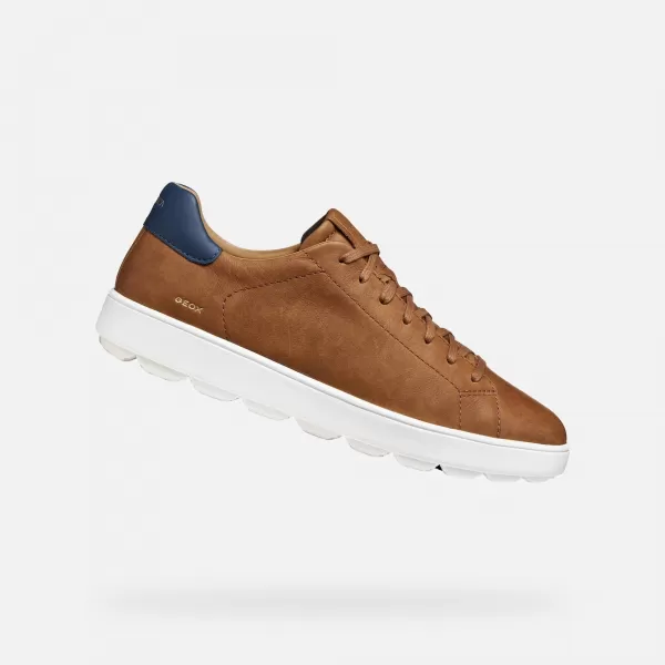  Herren-Sneaker GEOX SPHERICA ECUB-1 G014537 HELLBRAUN 