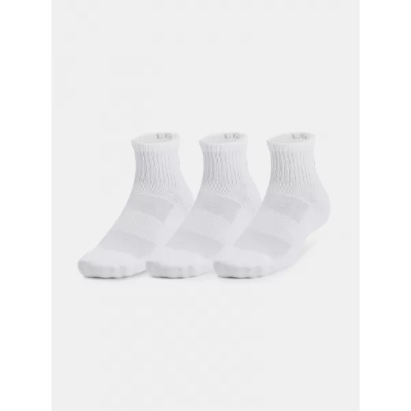  Socken UNDER ARMOUR UNISEX UA TC QTR (3 PÁRY) 1386372-100 WEIß 
