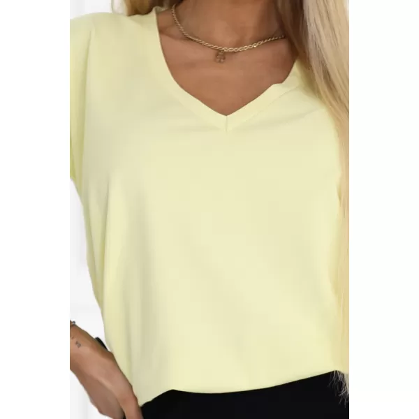  Damenbluse NUMOCO 665-1 BUTTERGELB 
