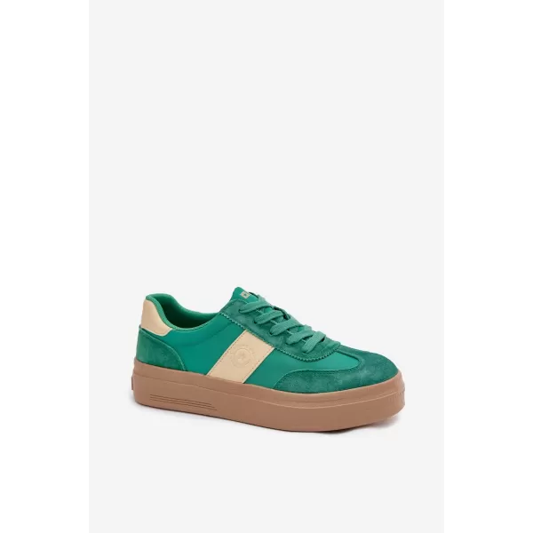  Damen-Sneaker BIG STAR TT274163 GRÜN Big Star Shoes 