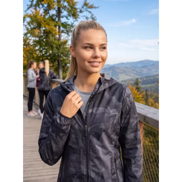  Premium-Softshelljacke für Damen ALTISPORT VOJ/ALW096JACK01 SCHWARZ 