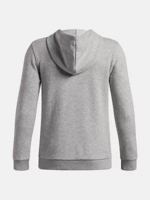 Jungen-Sweatshirt UNDER ARMOUR UA RIVAL LW 1/4 ZIP HOODIE 6009316-011 GRAU