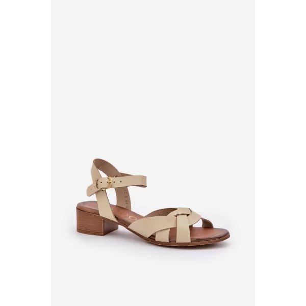  Damensandalen ZAZOO 40372 BEIGE 
