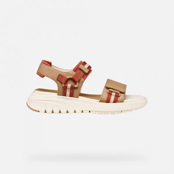  Damensandalen GEOX FLEXTRIDE S G013066 BEIGE 