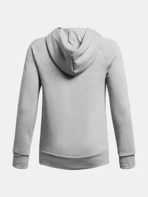 Jungen-Sweatshirt UNDER ARMOUR UA RIVAL FLEECE BL HOODIE 1379791-011 GRAU