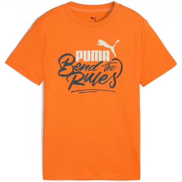  Kinder-T-Shirt PUMA MID90S GRAPHIC TEE III 688472-26 ORANGEFARBENES LEUCHTEN 