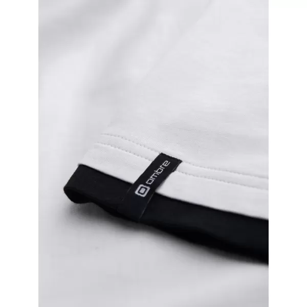 Herren-T-Shirt OMBRE OM-TSCT-0256 WEIß 
