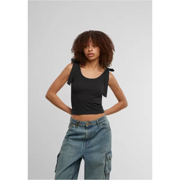  Damen-T-Shirt URBAN CLASSICS TB7520A SCHWARZ/WEIß 