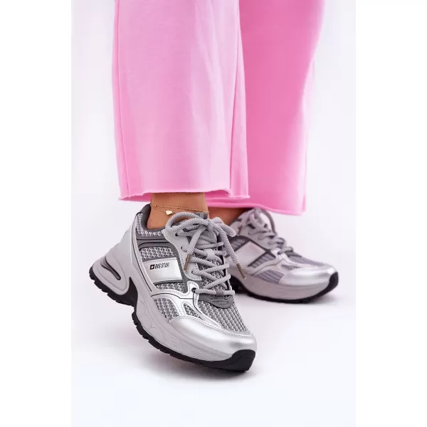  Damen-Sneaker BIG STAR RR274A193 GRAU Big Star Shoes 