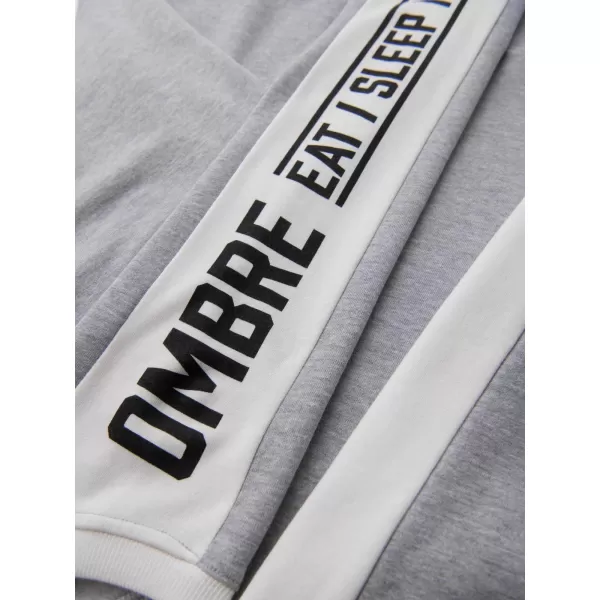  Herren-Sweatshirt OMBRE OM-SSNZ-0200 GRAUE MELANGE 