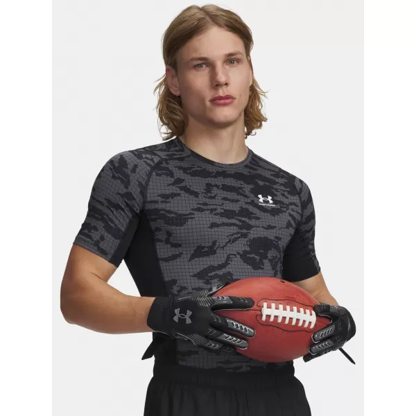  Herren-T-Shirt UNDER ARMOUR HG PRINTED SS 6009657-001 SCHWARZ 