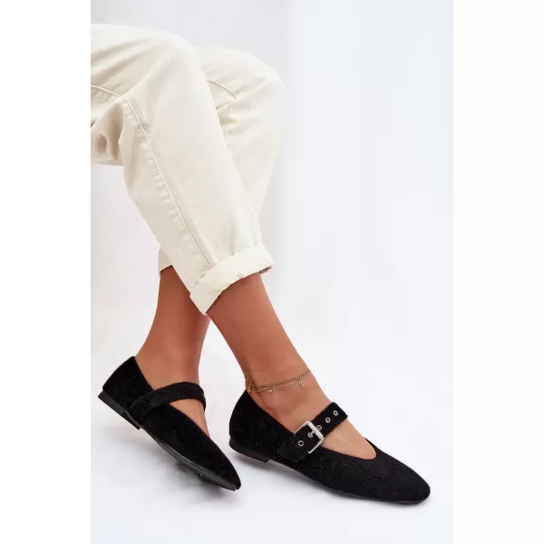  Ballerinas für Damen BOTO PAMIRA 42070 SCHWARZ 