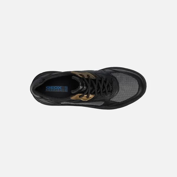  Damen-Sneaker GEOX SPHERICA G011635 SCHWARZ 