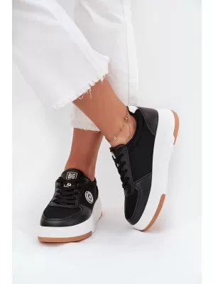 Damen-Sneaker BIG STAR RR274573 SCHWARZ Big Star Shoes