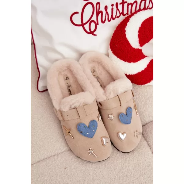  Damenhausschuhe BOTO THALORA 40802 BEIGE 