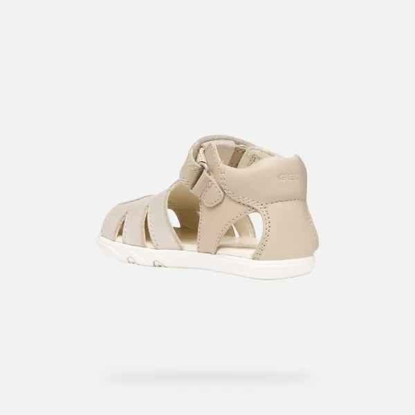  Sandalen für Mädchen GEOX SANDAL STEPPIEUP B656QA0CR85C5000 BEIGE 