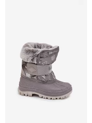 Winterschuhe für Kinder LEE COOPER LCJ-25-10-3788 GRAU